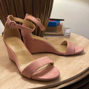 Pink Open Toe Wedge Sandal by Naturalizer